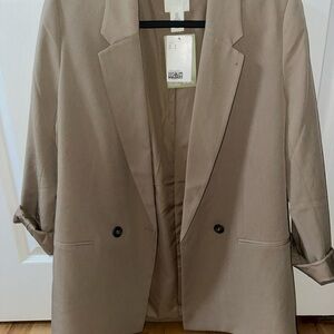 H&M Oversized Beige Blazer